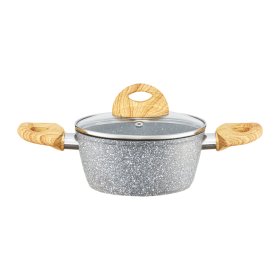 Puodas su dangčiu AMBITION Lahti, 16 cm, 1,2 l, su Qualum Basic danga