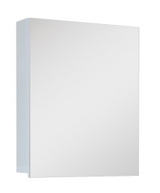Vonios spintelė ELITA Mirror Cabinet 50, 61,8 x 50 x 12,9 cm, viršutinė, pakabinama, lėtai aidarančios durelės, balta, 1D, 904506