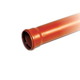 Lauko kanalizacijos vamzdis MAGNAPLAST PVC, 110x3000, SN4, EN 13476-2