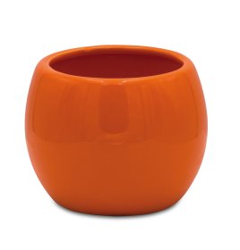 Stiklinė RIDDER Belly, pastatoma, oranžinė, keramika, 2115114, ST