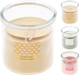 Kvapni žvakė, stikliniame indelyje, 3 skirtingi kvapai