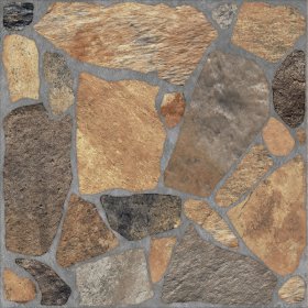 Akmens masės plytelės KAI Pebble 9754, 333 x 333 mm, 1,660 m2/dėž., glazūruotos, spl. ruda