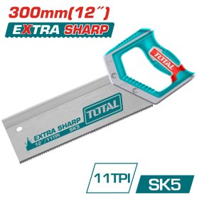 Pjūklas medžiui TOTAL, standžia briauna, 0,8 mm, 11TPI, 300 mm, THT59128B