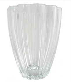 Kambarinis stiklinis vazonas orhidėjoms, MIX PEREINAMASIS STP9601, aukštis 16 cm., skersmuo 14 cm.