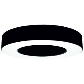 Pakabinamas LED šviestuvas TOPE, 30W, 3000-6500K, 230V, 2700lm, IP40, 40 cm skersmuo, juodos spalvos