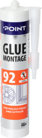 Montažiniai klijai POINT 92, putų polistirolui, 280 ml