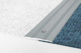 Aliumininė grindų juostelė HESORA H 03 D2, 3.5 x 270 cm,  mat.sidabro spalvos, kilmės šalis ES