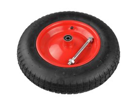 Ratas karučiui, 3,25 x 8", su ašimi, metalinis diskas