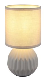 Stalinis nakties šviestuvas GLOBO Sylas, E14, 1 x 40 W, 230V, pilkos sp., laido ilgis 1,5 m, 120 x 230 mm