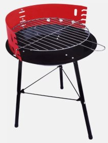 Anglies kepsninė BBQ, skersmuo 36 cm, su trimis kojelėmis, juoda