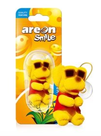 Automobilių oro gaiviklis AREON Smile Toy, Yellow Dog-Vanilla, pakabinamas