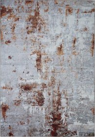Kilimas LAGO, 240 x 340 cm, pilka-rūdžių spalva, plaunamas, sulankstomas, 700302