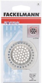 Filtras kriauklei FACKELMANN 61054, skersmuo 6,3 cm, metalinis, kilmės šalis Lenkija