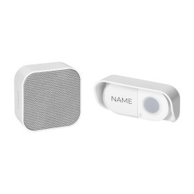 Skambutis ORNO OR-DB-KA-171/W, 38 melodijos, 150m, bevielis, skambutis 2 x AA (nėra), mygtukas 1 x CR2032 (yra), IP55, 60-85 dB, baltos sp.