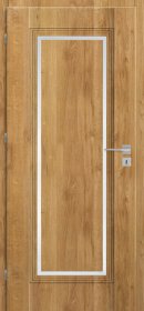 Laminuotos vidaus durys su užlaida VOSTER Varadero 10, kairinės, spl. Caramel oak, 2030x744x40 mm