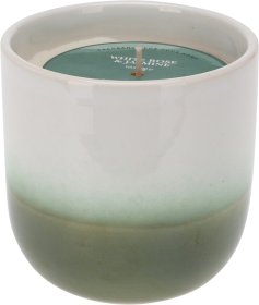 Kvapni žvakė, keraminiame indelyje, baltosios rožės ir jazminų kvapo