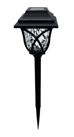 Lauko šviestuvas įsmeigiamas SUNLUX Sa211, su saulės elementais, 100 x 440 mm, IP44