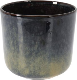 Kambarinis keraminis vazonas, išmatavimai 17,5 x 17,5 x 16 cm.