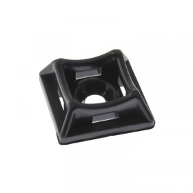 Tvirtinimo dirželio laikiklis XIDO, prisukamas, 20x20 mm, juodos sp., 50 vnt., TDLU20X20-B