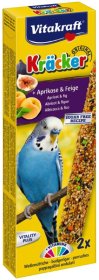 Skanėstas VITAKRAFT Kracker Frucht, banguotų papūgų, su vaisiai, 2vnt