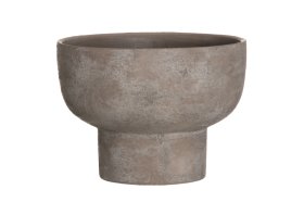 Keraminis lauko vazonas 4Living Iraklion, pilkos sp., 32 x 32 x 23,5 cm.