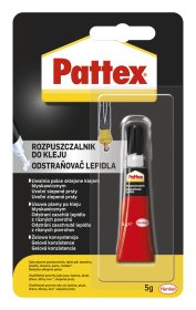 Klijų tirpiklis PATTEX Super Glue Remover, valiklio pagrindu, 5 g
