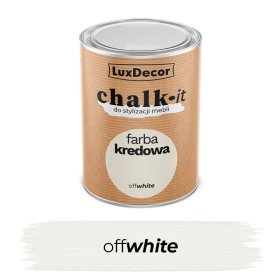 Kreidiniai dažai LUXDECOR Chalk-It, 750 ml, (02) Offwhite