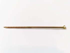 Medsraigčiai ROBUS, 6 x 130/60 mm, įleidžiama galva, cinkuoti, 6 vnt., TORX30