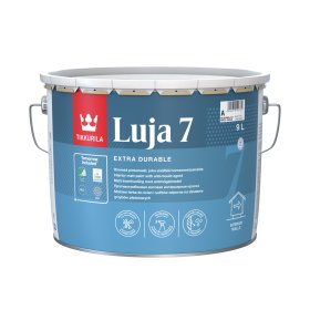 Vandeniniai vidaus dažai TIKKURILA Luja 7, 9 l, A bazė, balti, pusiau matiniai