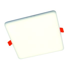 Montuojamas šviestuvas panelė TOPE Ronda Ik08, įleidžiama, LED 22W, 3000K, IP65, 1515 lm, pjaunama skylė 160 mm, be rėmelio, baltos sp., 185x185x25 mm, 6003000039