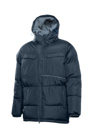 Striukė HOGERT TECHNIK Leon, pašiltinta, su gobtuvu, tamsiai mėlynos spalvos, 100% poliesteris, 2XL (56) dydis, CE