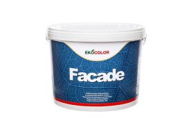 Fasadiniai dažai EKOCOLOR Facade, 10 l, balti, matiniai, atsparūs atmosferos ir šviesos poveikiui