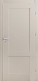Laminuotos vidaus durys su užlaida VOSTER Rumba, dešininės, spl. Cashmere, 2030x844x40 mm