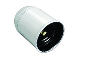 Lempos lizdas ELECTRALINE 71120, E27, plastikinis, baltos spalvos