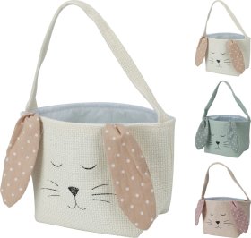 Velykinis krepšelis Zuikis, minkštas, 18 cm