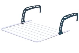 Skalbinių džiovyklė EUROGOLD Dynamic 0305, kabinama ant radiatoriaus, strypo skersmuo 1,4 cm, 65 x 53,5 x 2 cm