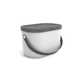 Šiukšlių dėžė rūšiavimui ROTHO Albula, 3,2 l, balta sp.