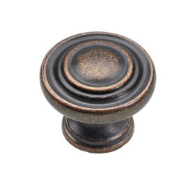 Baldų rankenėlė antik rutulio formos HETTICH, vario sp. D25, 9202464