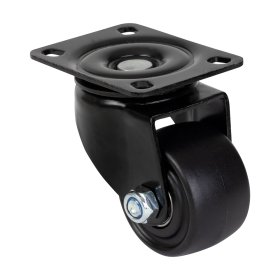 Pasukamas ratukas WALTECO, d-50 mm, su plokštele, apkrova 100 kg