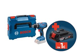 Akumuliatorinis gręžtuvas BOSCH Professional GSR 18V-21 Solo, maks. sukimo momentas 55 Nm, be akumuliatoriaus ir kroviklio, lagamine