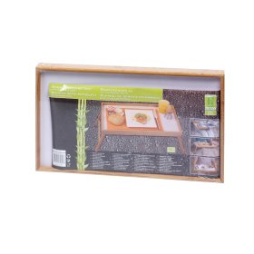 Sulankstomas padėklas, 50 x 30 cm, bambukas