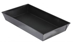 Neprideganti kepimo forma, 36 x 25 x 6 cm, juoda