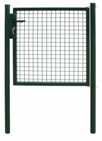 Tvoros varteliai HERVIN GARDEN, su užraktu Zn+dažyti, žali, 150 x 100 cm, 2 stulpai