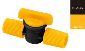 Vožtuvas HERVIN GARDEN+ HG-23321, Micro-Drip laistymo sistemos vandens srauto valdymui, pakuotėje 3 vnt., 4,6 mm skersmens