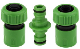 Jungčių komplektas HERVIN MY-472C, 3/4" jungtis, 3/4" jungtis su vožtuvui, ½" dvišakė jungtis