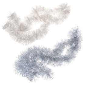 Kalėdinė girlianda WINTERSEAS, sidabrinė, 2,7mx15cm