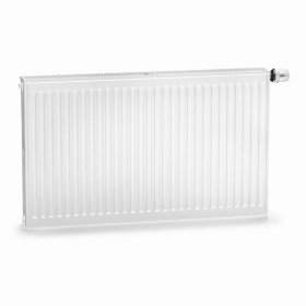 Radiatorius KERMI FTV110612, 1175 W, apatinio pajungimo su dešinėje integruotu termostatiniu ventiliu, aukštis 600 mm, ilgis 1200 mm