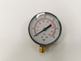 Manometras WATTS MC, slėgis 0-6 bar, d63, /4''