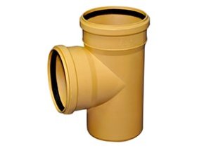 Lauko kanalizacijos trišakis WAVIN, d160/160/90 203791616