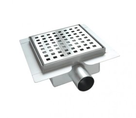 Metalinis dušo latakas BIELBET Piksel, 150x150mm